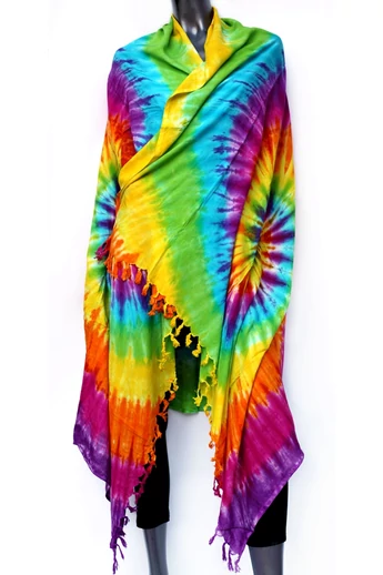 nagy, sarong, kendő, batikolt, viszkóz, színes, narancs, sárga, pink, lila, barna, kék, zöld, pink, bordó, bézs, piros, mintás, India
