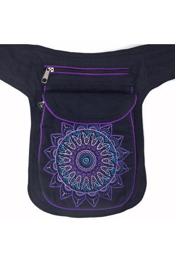 övtáska, mandala, virágos, mintás, pamut, textil, táska, színes, fekete, piros, kék, narancs, kiwi, zöld, lila, barna, kiegészítő, trend. női, egyedi, divat