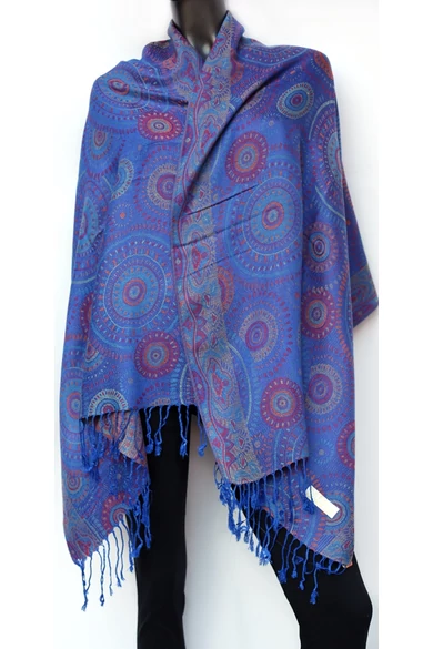 nagy, pashmina, gyapjú, selyem, sál, sálkendő, poncsó, színes, pink, lila, barna, arany, kék, zöld, narancs, bordó, bézs, piros, mintás, fehér, Nepál