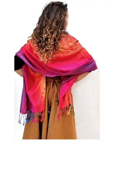 nagy, sálkendő, pashmina, gyapjú, selyem, sál, poncsó, színes, pink, lila, zöld, sárga, barna, kék, narancs, bordó, bézs, piros, mintás, fehér, Nepál