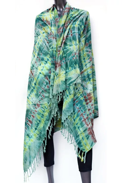 nagy, sarong, kendő, batikolt, viszkóz, színes, narancs, sárga, pink, lila, barna, kék, zöld, pink, bordó, bézs, piros, mintás, India