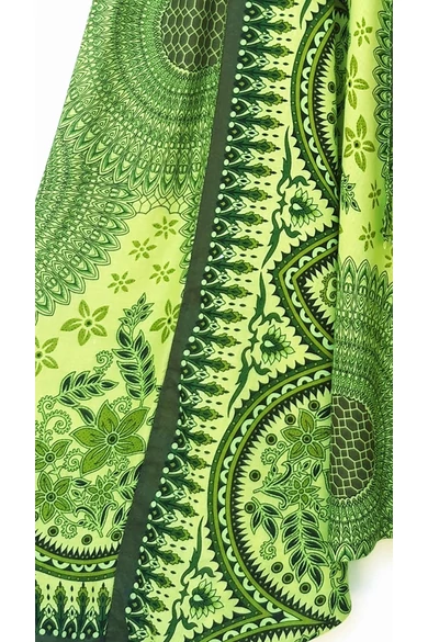 bőszárú, ejtett, ülepű, aladdin, nadrág, gumis, derekú, lime, sárga, zöld, színes, mandala, mintás, viszkóz, pamut, lezser, női divat, trend, bohém, elegáns, egyedi, különleges, szellős, kényelmes