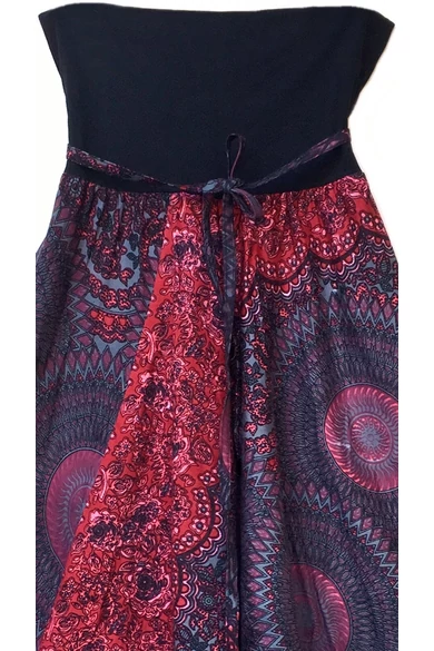 bő, pamut, nadrág, aladdin, hárem, ejtett, ülepű, bordó, türkiz, szürke, színes, mandala, mintás, lezser, női divat, trend, bohém, elegáns, egyedi, különleges, szellős, kényelmes, Nepál