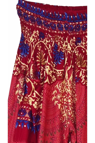 bőszárú, zsebes, jázmin, nadrág, gumis, derekú, mályva, krém, színes, levél, inda, mandala, mintás, viszkóz, pamut, lezser, női divat, trend, bohém, elegáns, egyedi, különleges, szellős, kényelmes